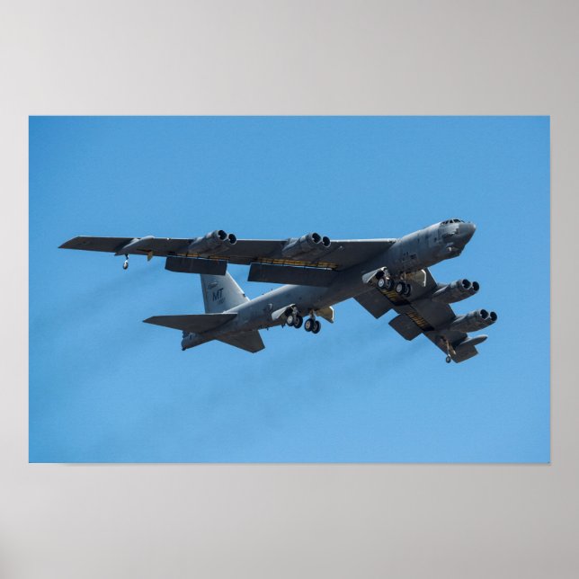 B-52H Stratofortress Aircraft Poster (Front)