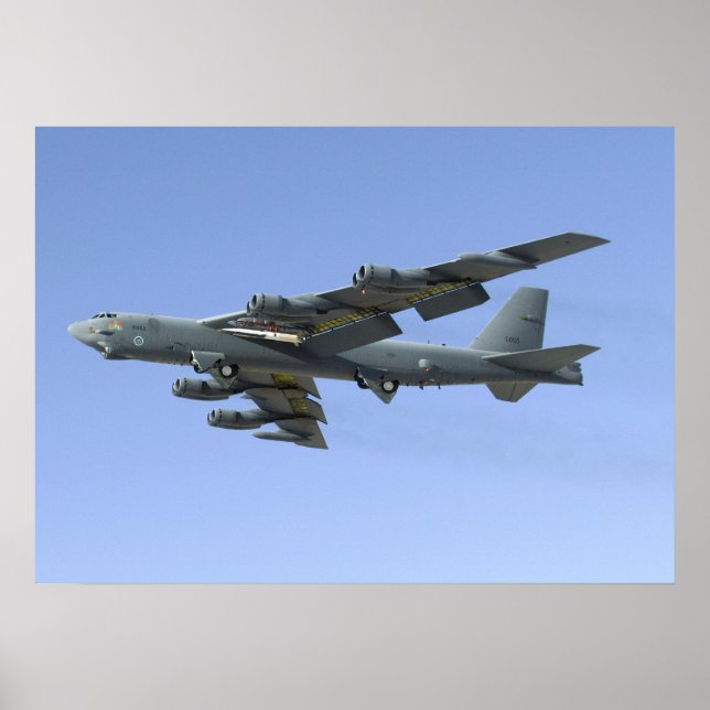 B-52H Stratofortress Carries the X-51A WaveRider Poster (Front)