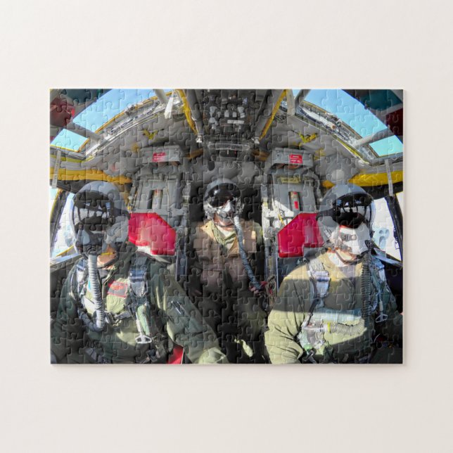 B-52H STRATOFORTRESS COCKPIT (11x14 INCH) Jigsaw Puzzle (Horizontal)