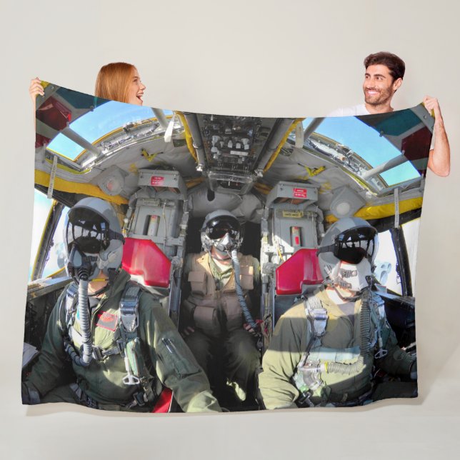 B-52H STRATOFORTRESS COCKPIT FLEECE BLANKET (In Situ)