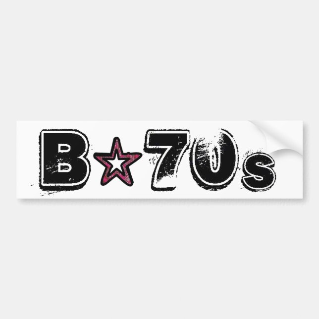 B-70s Official Sticker (Front)