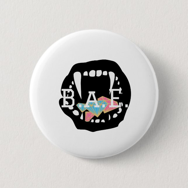 B.A.E. Jewelled Button (Front)