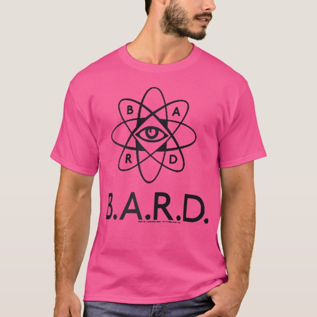 B.A.R.D. British Atomic Research Logo Zip T-Shirt (Front)