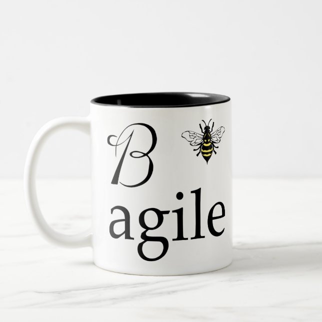 B-agile Two-Tone Coffee Mug (Left)