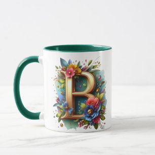B Alphabet Design Cup
