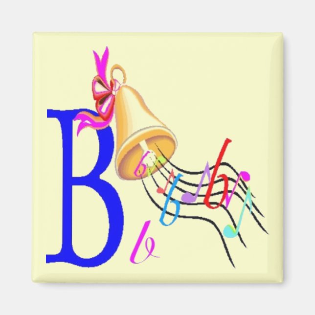 B - Alphabet Magnet (Front)