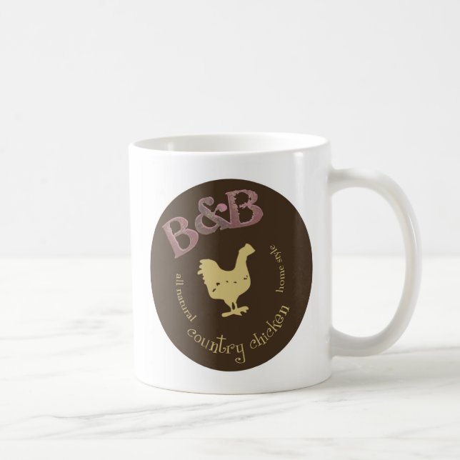 B and B Country Chicken Mug (Right)