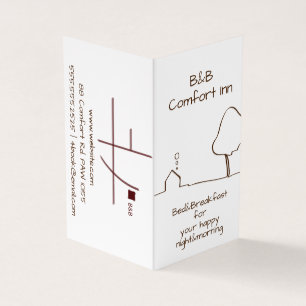 B&B Comfort Inn Business Card