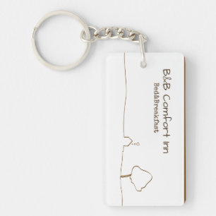 B&B Comfort Inn Key Ring