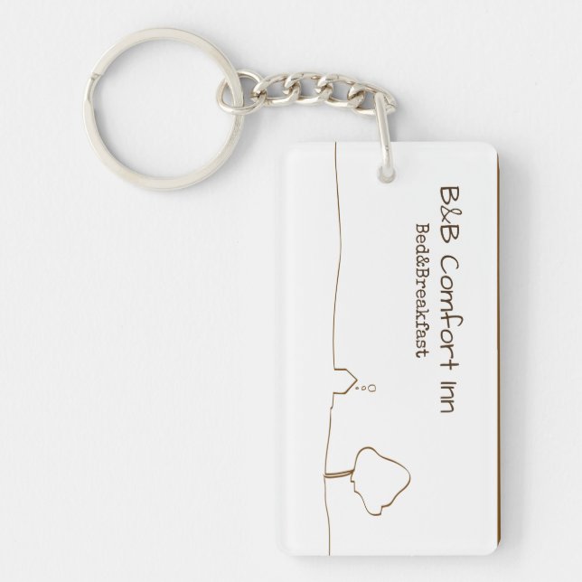 B&B Comfort Inn Key Ring (Front)