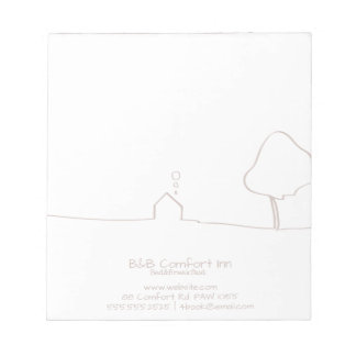 B&B Comfort Inn Notepad