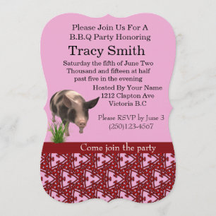B.B.Q Party Invitation