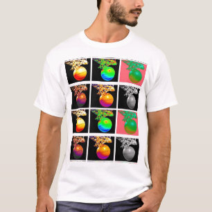 B-Ball Basketball Hoops Pop Art T-Shirt