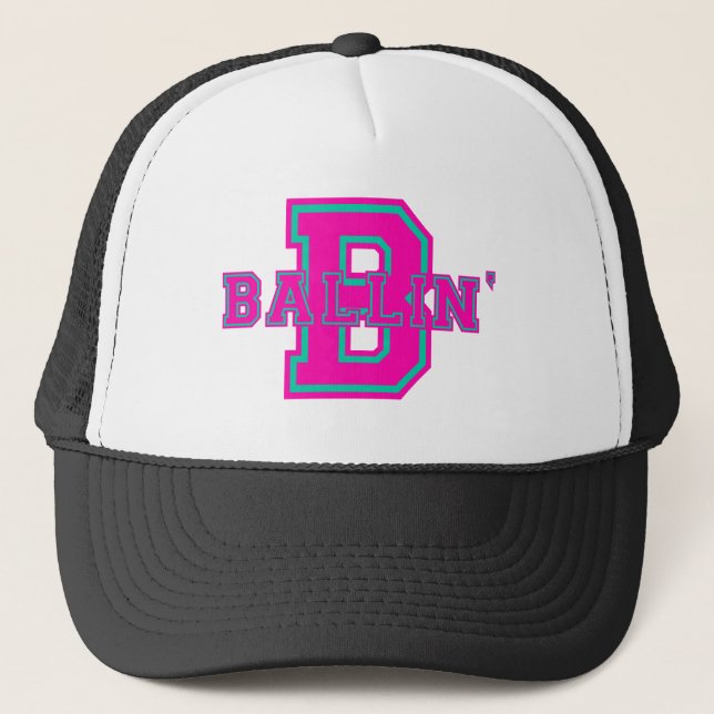 B Ballin' Trucker Hat (Front)