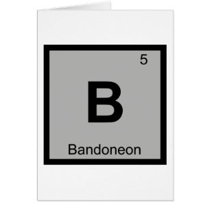 B - Bandoneon Music Chemistry Periodic Table