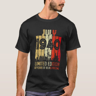 {B] Birthday Vintage July 1940 Awesome Epic Legend T-Shirt