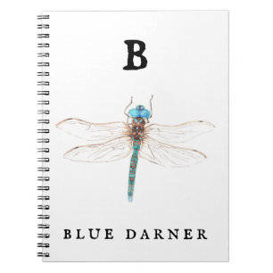 "B" Blue Darner  Notebook