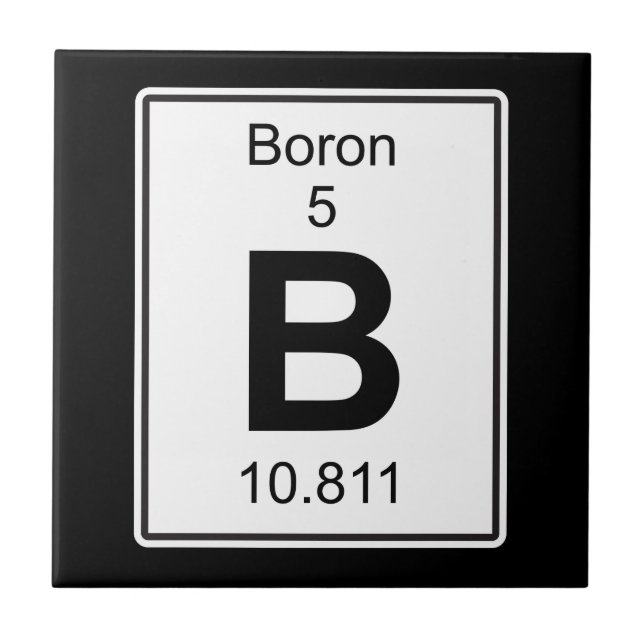 B - Boron Tile (Front)