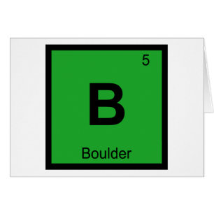 B - Boulder Colorado City Chemistry Periodic Table