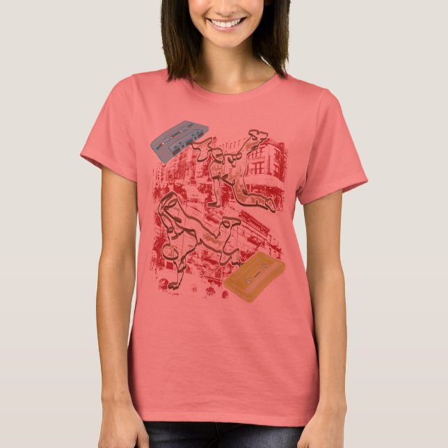 B-boy Cassette Battle T-Shirt (Front)