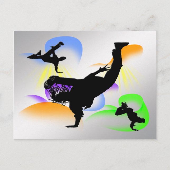 B-boying Postcard (Front)