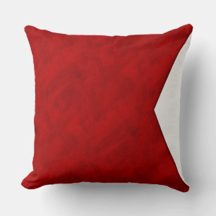 B Bravo Watercolor Nautical Signal Maritime Flag Cushion