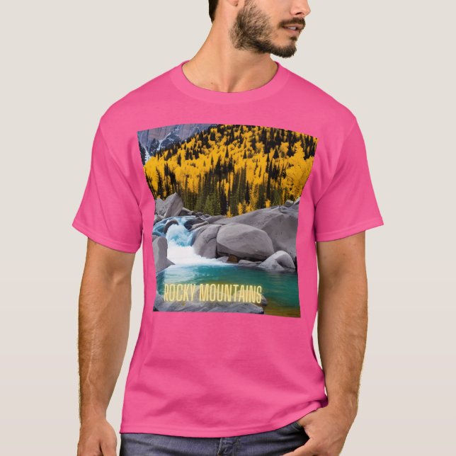 B C Mountains Active T-Shirt (Front)