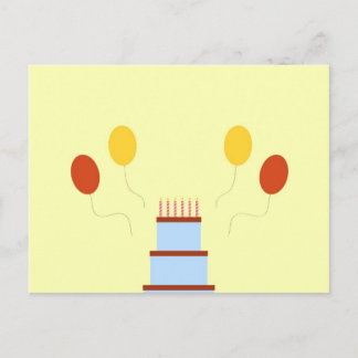 b cake copy postcard