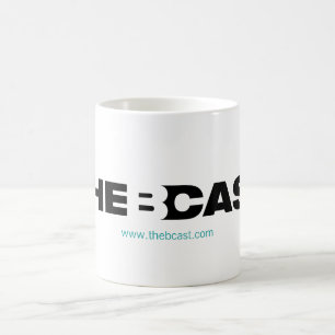 B-Cast Logo Mug with Teal URL
