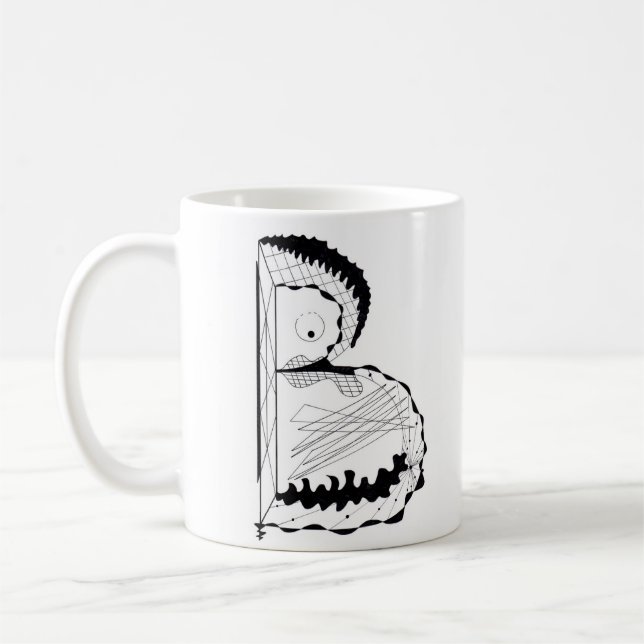 "B" Coffee Mug (Left)