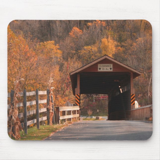 B\Covered bridge, Bedford, Pa. Mouse Mat (Front)