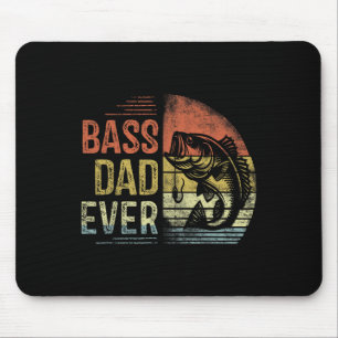 B Dad Ever Fishing Gifts Dad Birthday Vintage  Mouse Mat