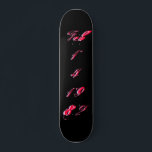 "B-Day" Feb. 14 1982 - Skateboard - Customisable<br><div class="desc">"B-Day" Skateboard is a cool and unique board that you can personalise with your own birthday date! Zazzle skateboards come in 8 different styles on locally sourced North American Maple, and are designed with professional quality standards that will stand up to the toughest skating! Get free grip tape with your...</div>