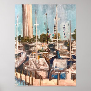 B Dock, Put in Bay  Poster
