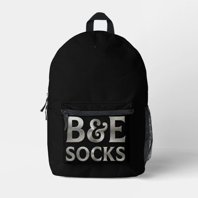 B&E Socks 0047920 Printed Backpack (Front)