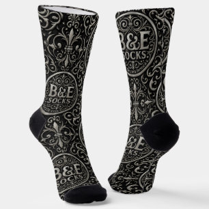 B&E Socks Bold and Elaborate Design 001864