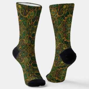 B&E Socks Bold and Elaborate Design 001904