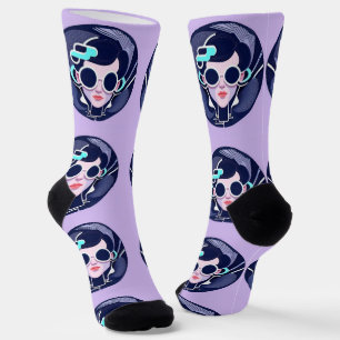 B&E Socks Bold and Elaborate Design 002209