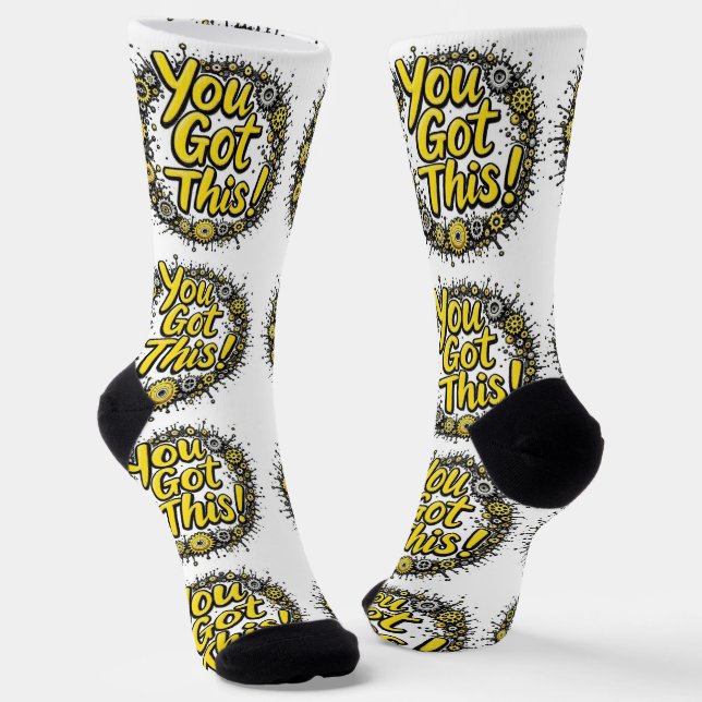 B&E Socks Bold and Elaborate Design 002265 (Angled)