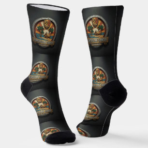 B&E Socks Bold and Elaborate Design 002278
