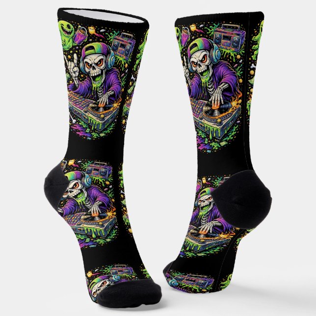 B&E Socks Bold and Elaborate Design 002280 (Angled)