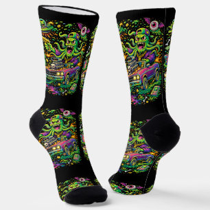 B&E Socks Bold and Elaborate Design 002288
