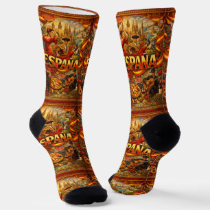 B&E Socks Bold and Elaborate Design 002298