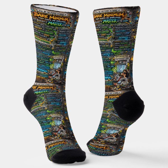B&E Socks Bold and Elaborate Design 00302 (Angled)
