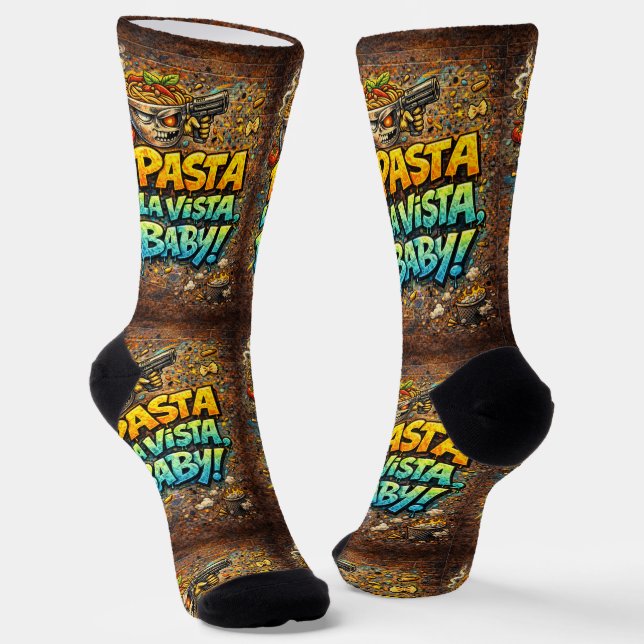 B&E Socks Bold and Elaborate Design 00311 (Angled)