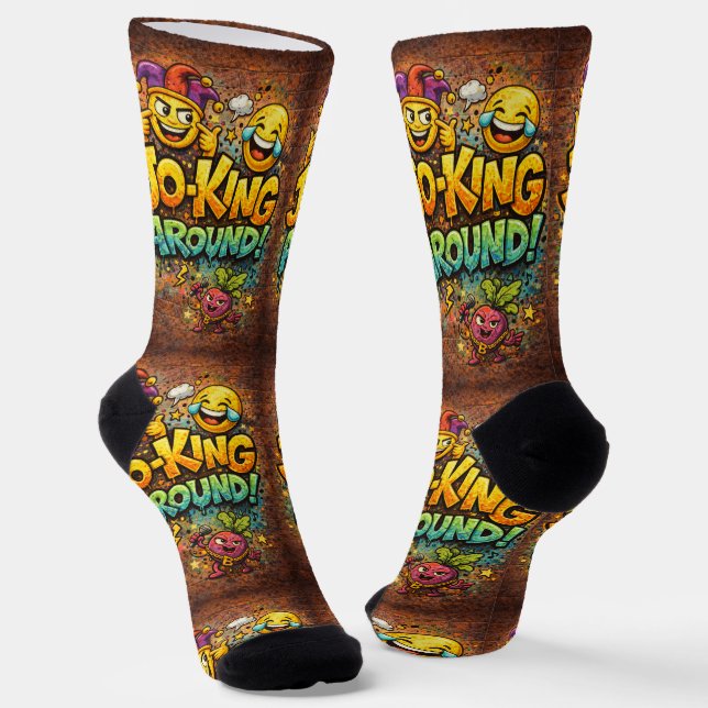 B&E Socks Bold and Elaborate Design 00321 (Angled)