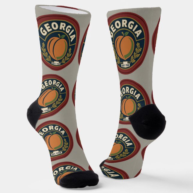 B&E Socks Bold and Elaborate Design 00379 (Angled)