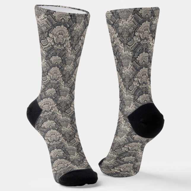 B&E Socks Bold & Elaborate Design 0048125 (Angled)