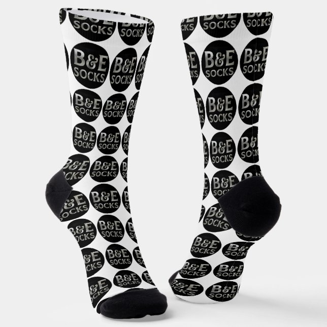 B&E Socks Bold & Elaborate Design 0048158 (Angled)