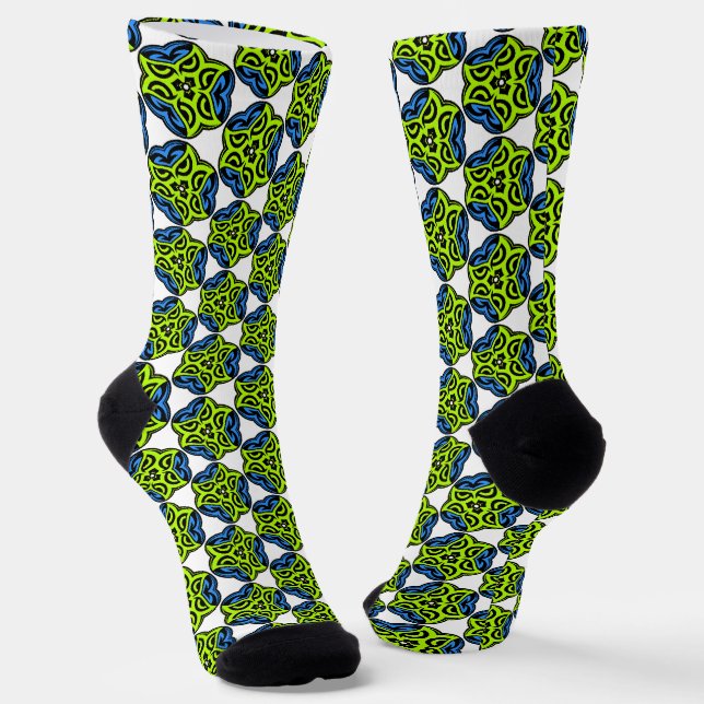 B&E Socks Bold & Elaborate Design 0048160 (Angled)